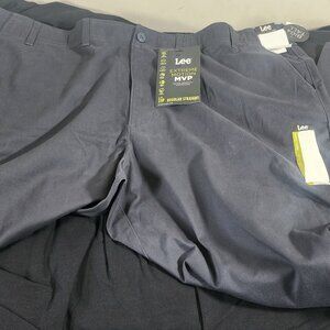 Lee Extreme Motion MVP Relaxed Straight MENS PANTS • 50x30• gray ENGINEER